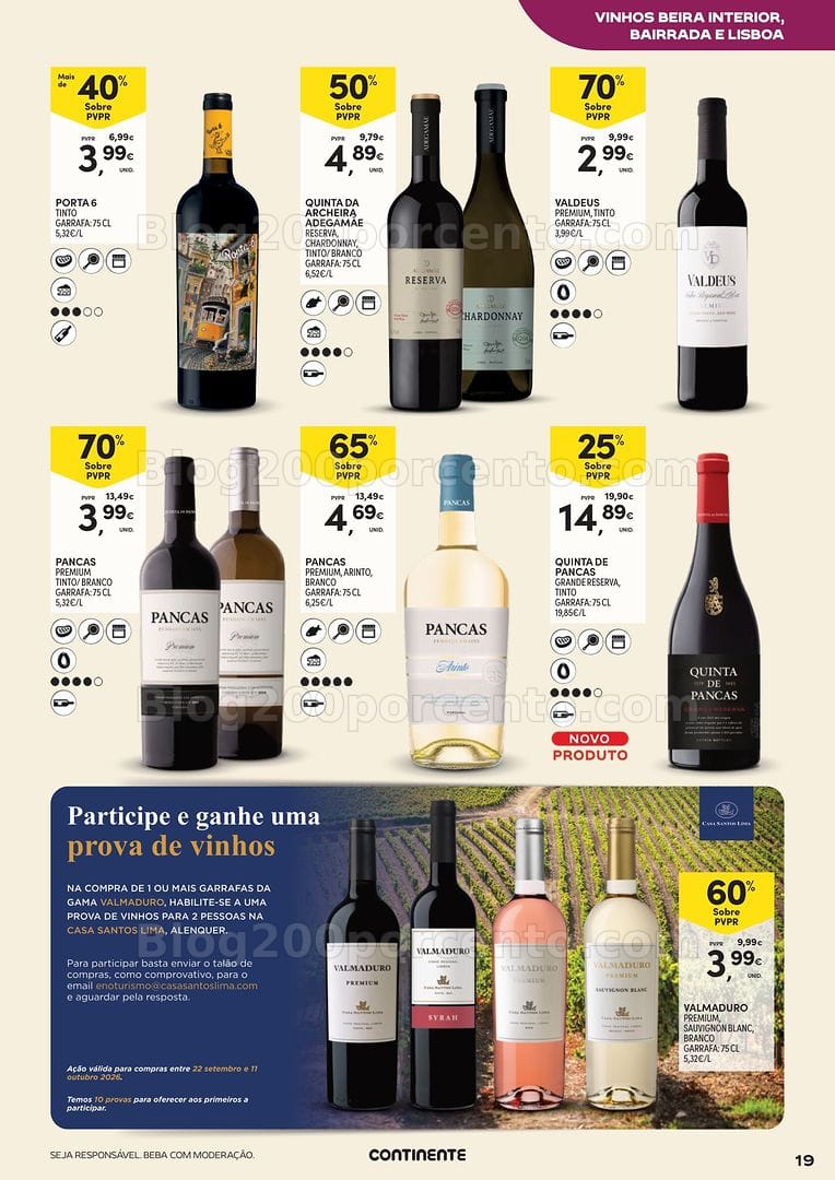 Antevisão Folheto CONTINENTE Feira QEV Promoções de 22 setembro a 11 outubro